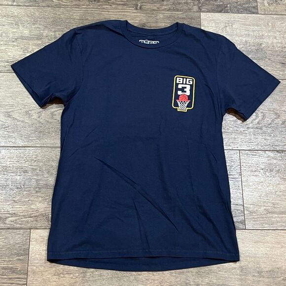 Big 3 Basketball League Coming in Hot Navy Blue - Men's Size Medium - Picture 1 of 7
